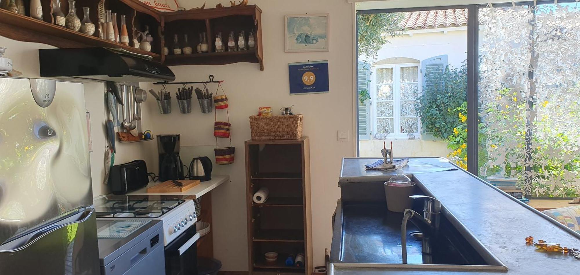 La Passerose jardin clos 300mplage la Couarde sur mer Extérieur photo